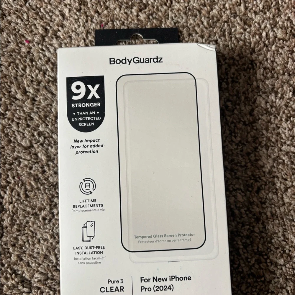 Clear Screen Protector for iPhone 16 Pro